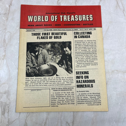1979 Aug - International Club Digest World of Treasures Magazine Newsletter M16
