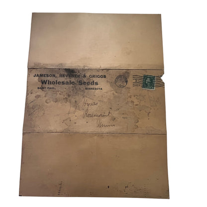 1913 Jameson, Hevener & Griggs Wholesale Seed Price List St. Paul MN K22