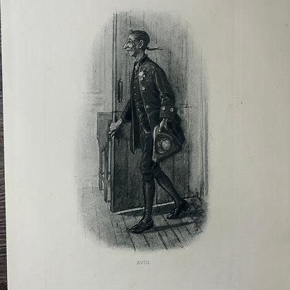 Edwin Austin Abbey - Ichabod Crane Engraving Art Print 9x12 V8