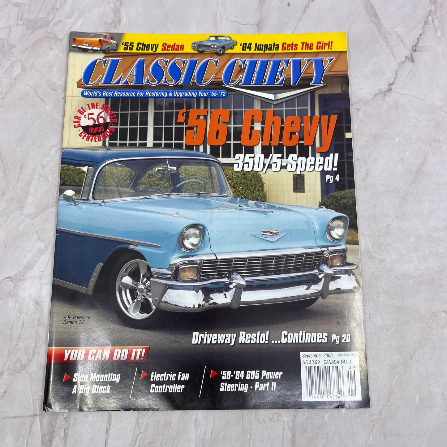 Side Mounting a Big Block - '55, '56, '57 Classic Chevy World - Sep 2006 M29