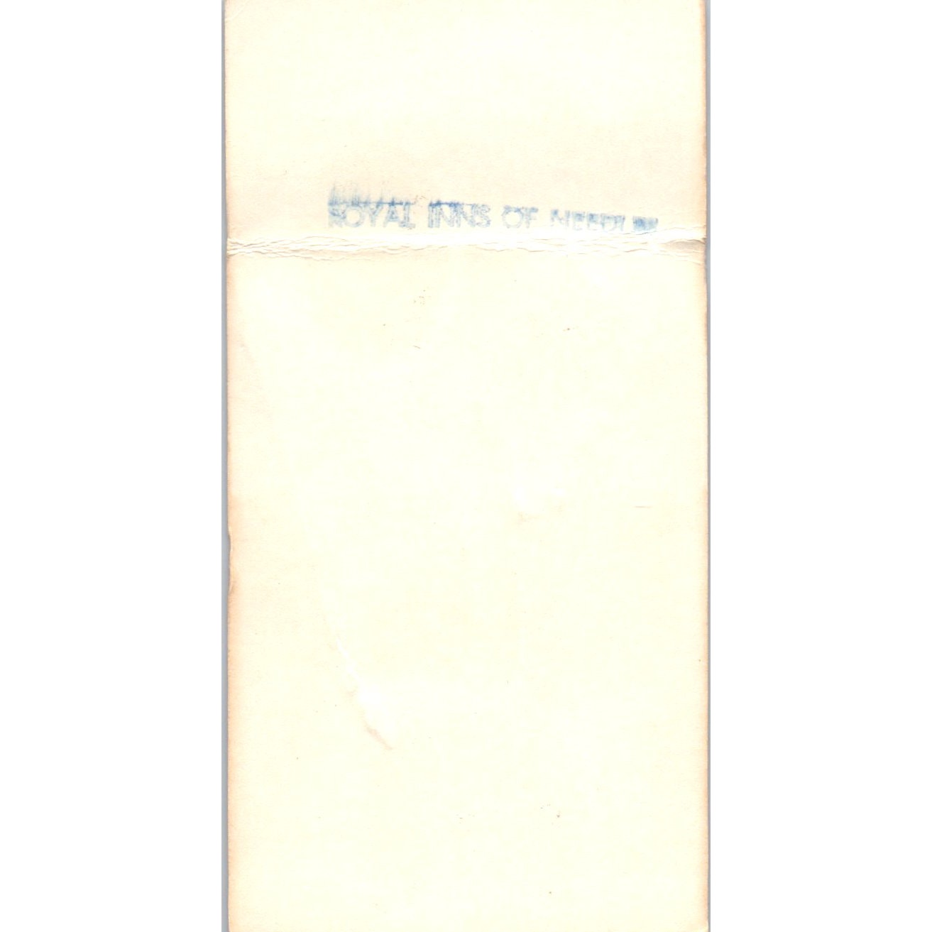 Denny's Restaurant Kona Coffee Promo (folded) Vintage Business Card SD8-B7