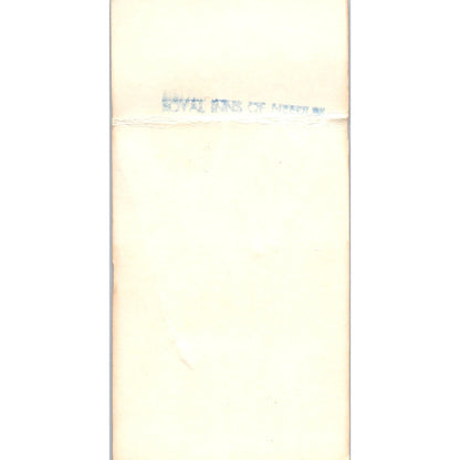 Denny's Restaurant Kona Coffee Promo (folded) Vintage Business Card SD8-B7
