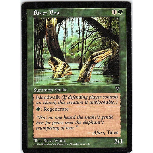 River Boa - Magic the Gathering MTG Visions Single Card AF9-M4