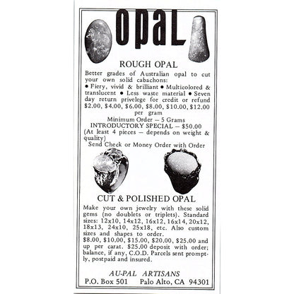 Dick Ells Co Lost Wax Los Angeles CA 1972 Ad AF8-M3