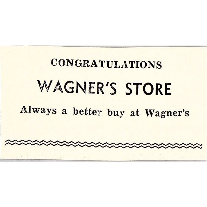 Wagner's Store, Continental Emsco - Taft CA c1965 Ad AF8-S23