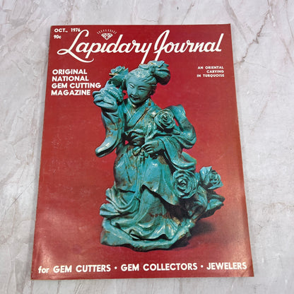 Oriental Carving in Turquoise - Lapidary Journal Magazine - Oct 1976 M22
