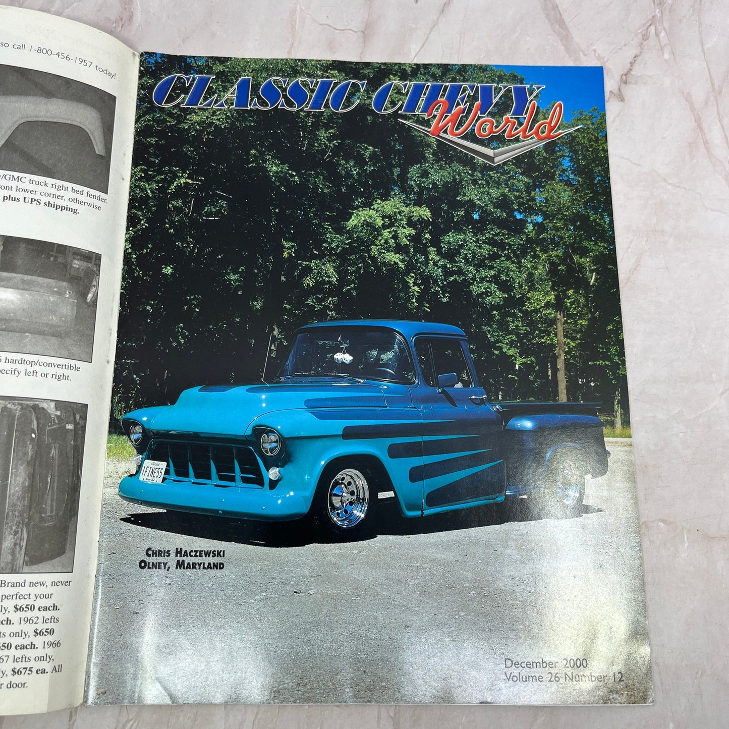 Haczewski Olney MD - '55, '56, '57 Classic Chevy World Magazine - Dec 2000 M30