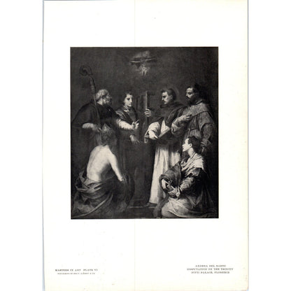 Disputation on the Trinity - Andrea Del Sarto c1905 Art Print D15