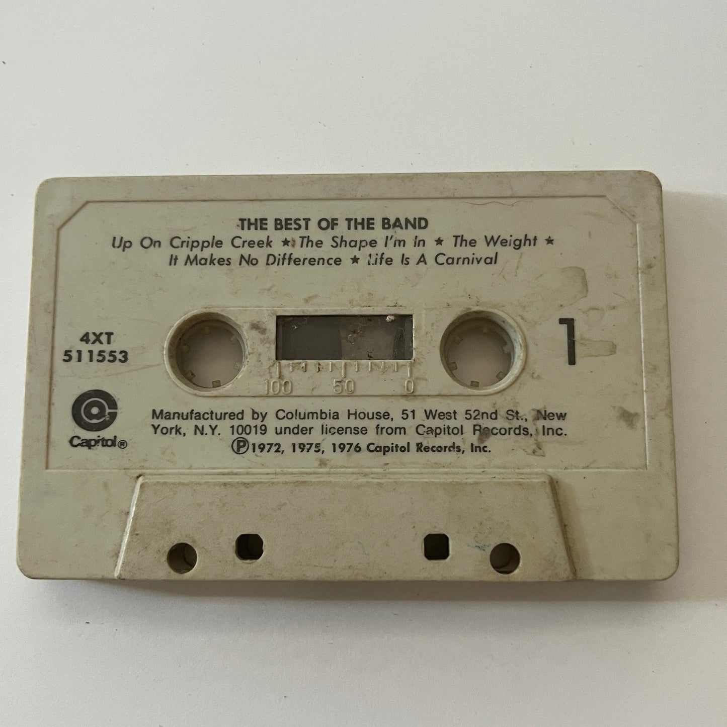 The Best of The Band Cassette Tape TB6-OT1