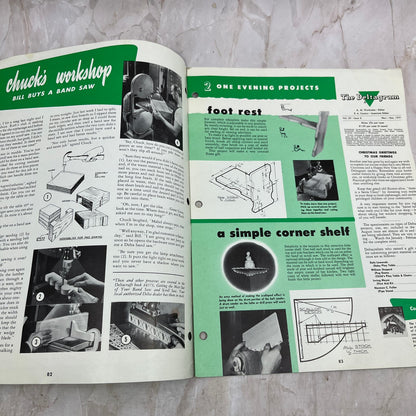 1951 Nov/Dec The Deltagram Newsletter Rockwell Delta Power Tools Woodwork TI9-P3