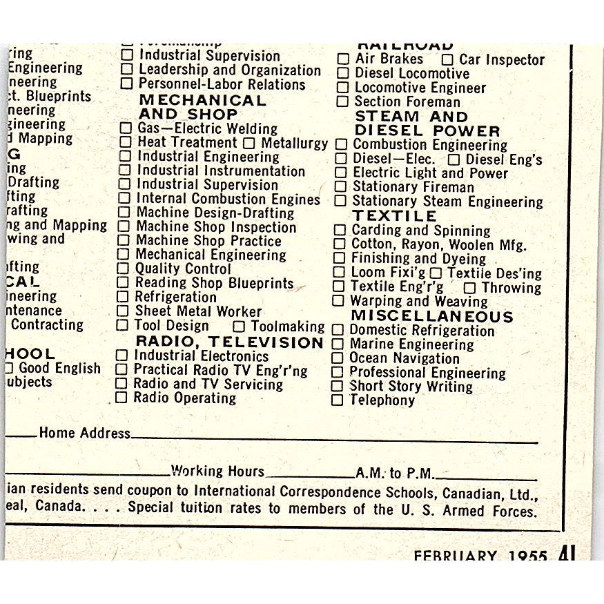 Gene Staggs Method of Body Building & Muscle Development Chicago 1955 Ad AF9-M3