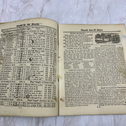 1873 Agricultural Almanac Lancaster PA John Baer’s Sons TF5