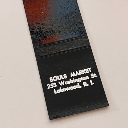 Souls Market Lakewood RI Vintage Matchbook Cover TB6-MB2-2