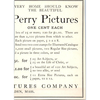 Original Work of Albert H. Chaffee Studio Worcester c1905 Victorian Ad AE9-MA6