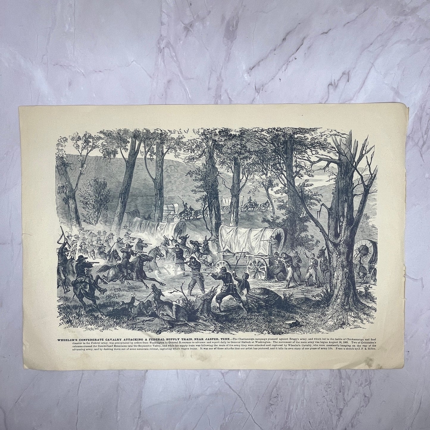 Wheeler's Cavalry Jasper TN, Bombardment of Ft Jackson, St. Philip 1894 V14-5