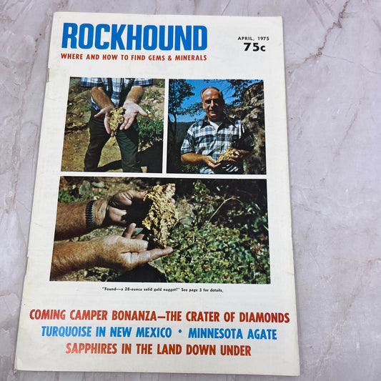 Turquoise in New Mexico Minnesota Agate - Rockhound Magazine - Apr 1975 M24