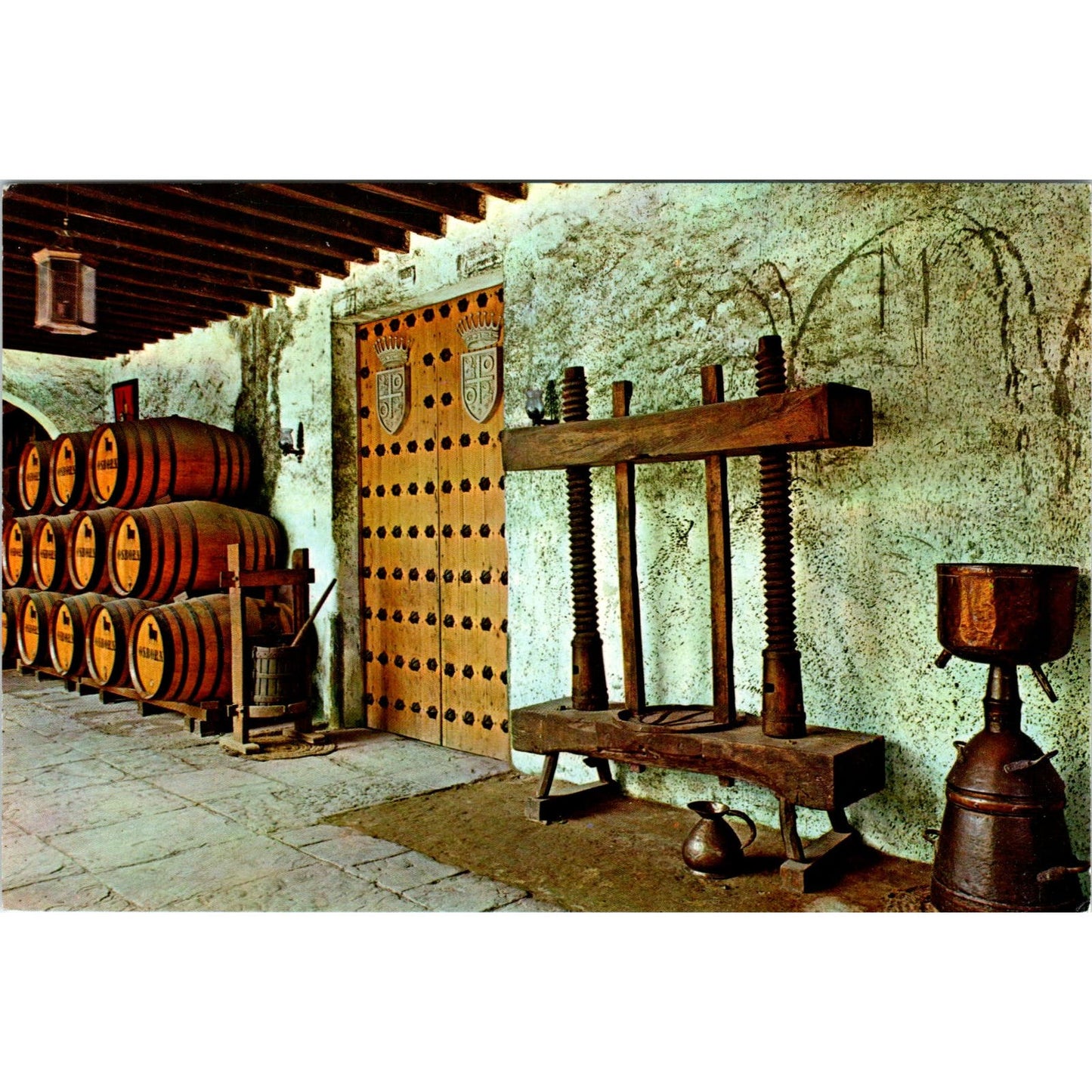 Puerto De Santa Maria Osborne Bodega-Museo Vintage Postcard PD1