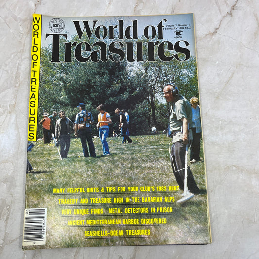 1982 Feb - ICD World of Treasures Magazine - Treasure Hunting Gold Rocks M16