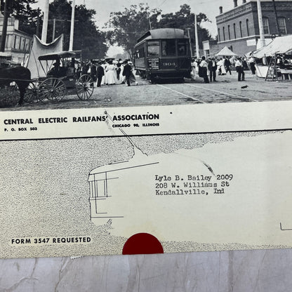 c1959 CERA Central Electric Railfans Association Ephemera Lot AE5