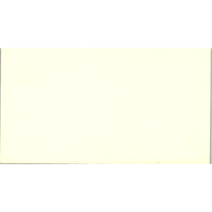 L.E. Faust Standard Alloys & Manufacturing Port Arthur TX Business Card SD9-B5