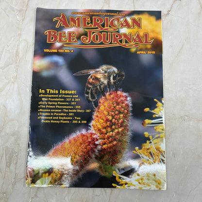 2010 April - American Bee Journal Magazine - Bees Beekeeping Honey M9