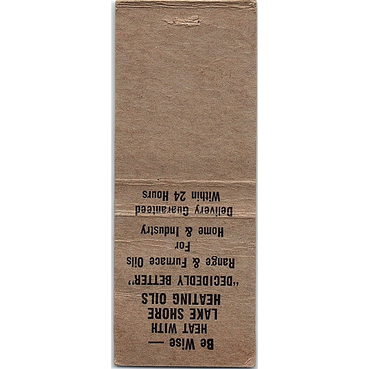 Lake Shore Oil Co Cudahy WI Phillips 66 Vintage Matchbook Cover SC7-Y6