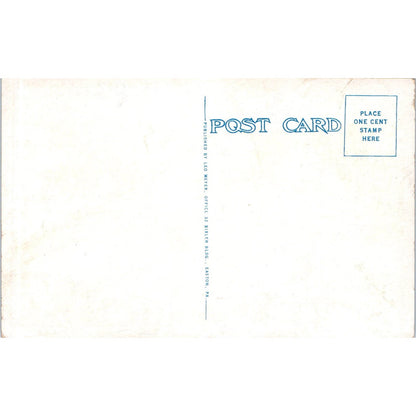 New Baronial Hotel & Lobby Interior Nazareth PA Vintage Postcard AE5