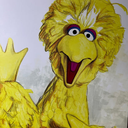 Big Bird Sesame Street - Ted Dastick Jr Art Poster 11x17 V7