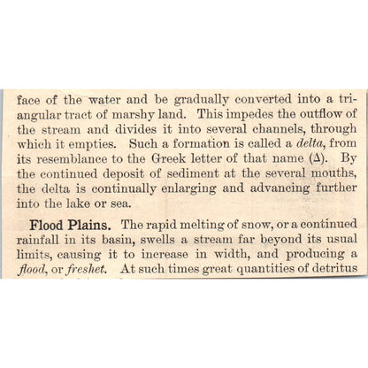 A Drumlin Near Amherst Massachusetts 1901 Engraving AF2-P4