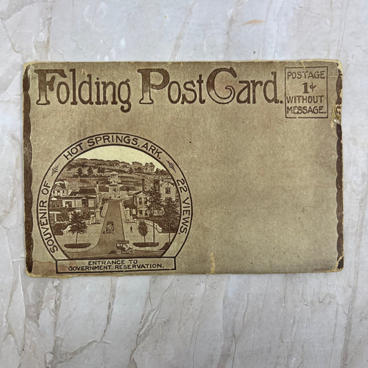 c1920 Hot Springs Arkansas Souvenir Folder Book Views PXS