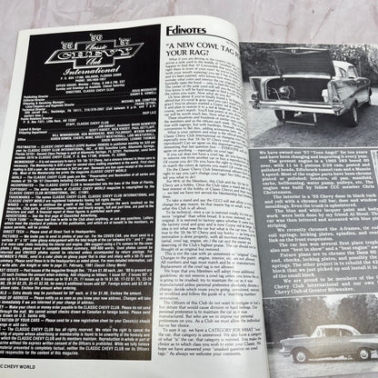 Mark Weber - '55, '56, '57 Classic Chevy World Magazine - Apr 1981 M29