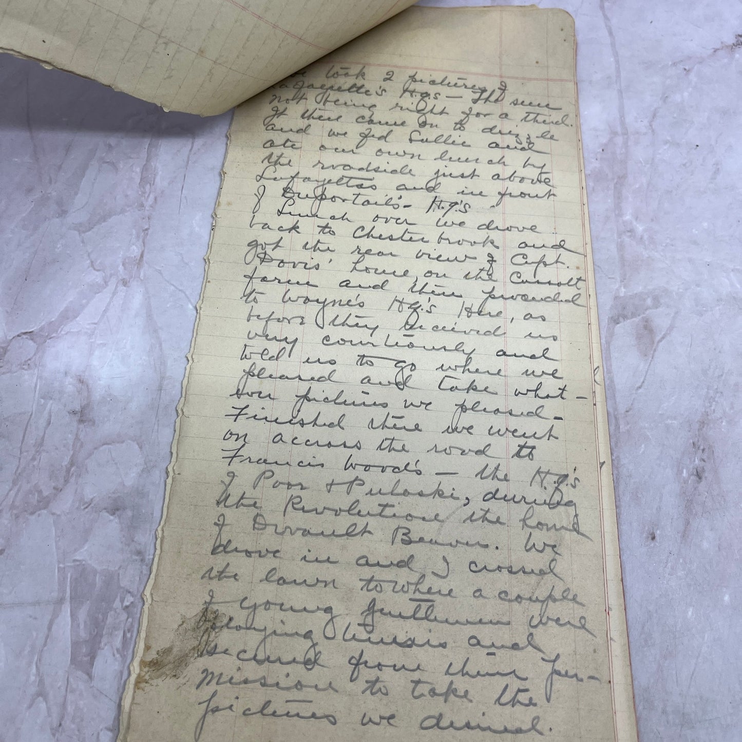1907 Letter Lillian Lutes Wm. Dyer On Pickering-Ford Phoenixville PA D23
