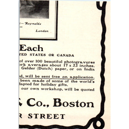 The Chaffee Studio Watercolors Platinums Photographs c1905 Victorian Ad AE9-MA6