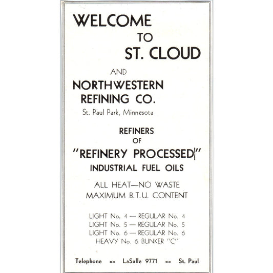 Northwestern Refining Co St. Paul Park MN 1953 Ad AE9-DC1