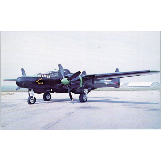 Northrop P-61C Black Widow Vintage Postcard TG8-PC