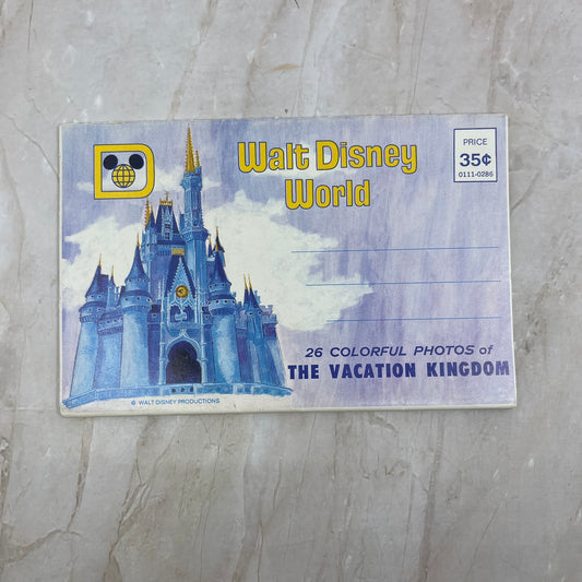 Walt Disney World Vacation Kingdom Vintage Souvenir Folder Book Views PXS