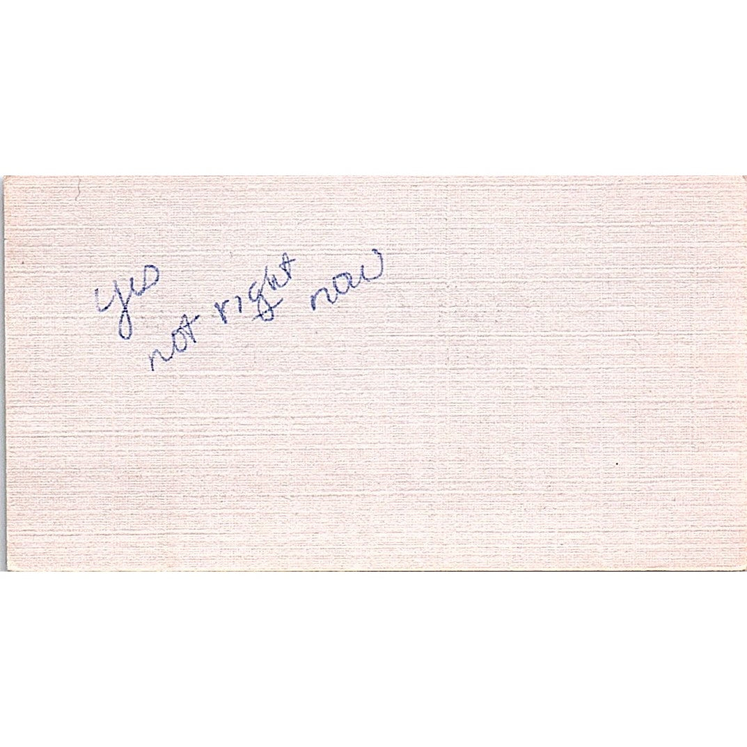 Orthopedic Surgery, Vincent C. Kent, Long Beach, CA Vintage Business Card SF3-B8