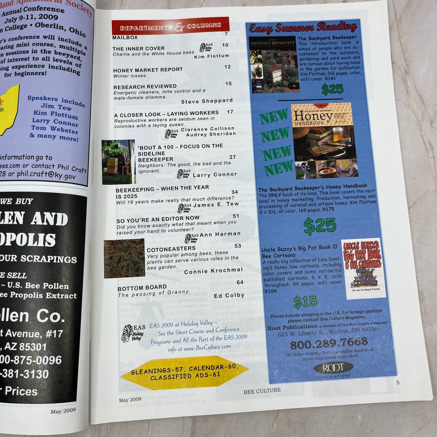 2009 May - Bee Culture Magazine - Bees Beekeeping Honey M9