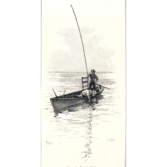 Victor Hugo Etching by Salmon Print 1892 Magazine Ad AK5-H8
