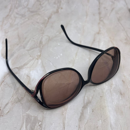 Retro Women’s Marchon Black Purple Oversize Sunglasses Eyeglasses Frame TD7-G7-2