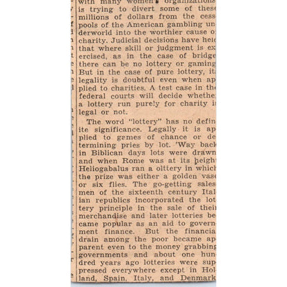 St. Joseph MN David I. Walsh 1935 Minneapolis Journal Article AE7-N5