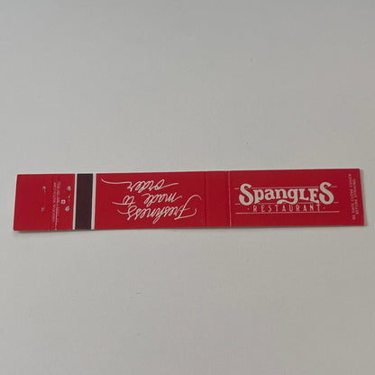 Spangles Restaurant Freshness Made to Order Vintage Matchbook TB6-MB2-9
