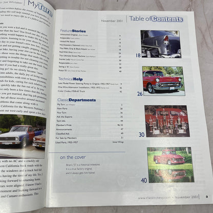 Brian Chudyk Surrey BC - '55, '56, '57 Classic Chevy World Magazine Nov 2001 M30