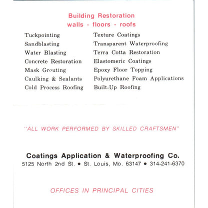 Jim Dorsey Texas Coatings Application & Waterproofing Co Beaumont Card SD8-B3
