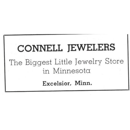 Connell Jewelers Minneapolis MN 1940 Magazine Ad AF1-SS5