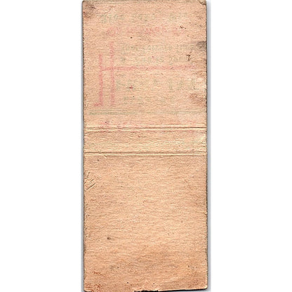 Hotel Cairo Wonder Bar W.B. Buck Buchanan Vintage Matchbook Cover SE5-Y2