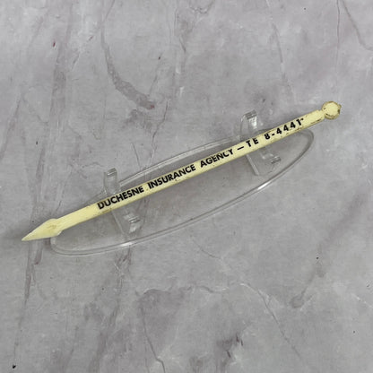 Vintage Duchesne Ins Agency Swizzle Stick SE2
