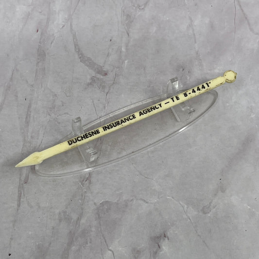 Vintage Duchesne Ins Agency Swizzle Stick SE2