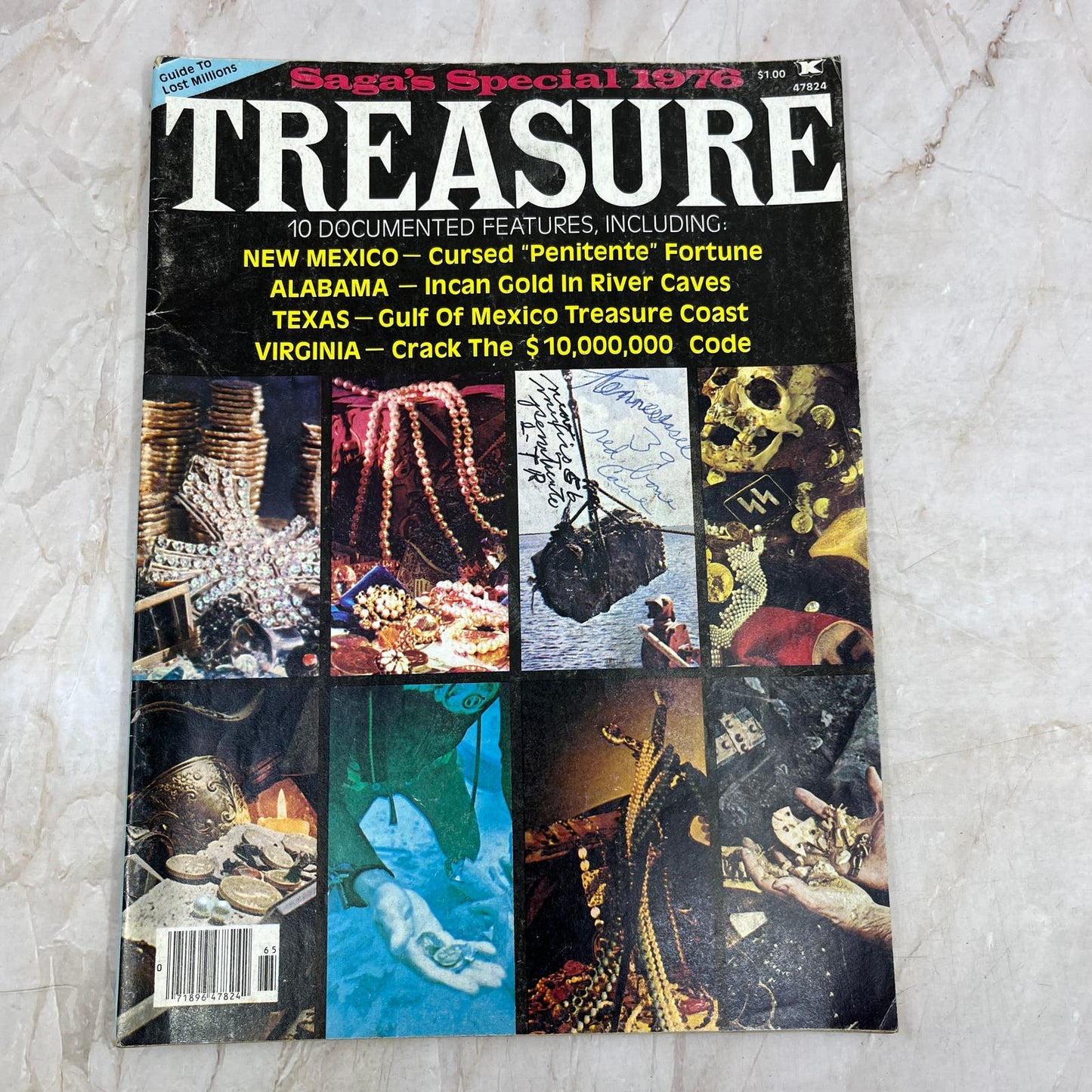 1976 Saga's Special Treasure Hunting Magazine Penitente Fortune M19