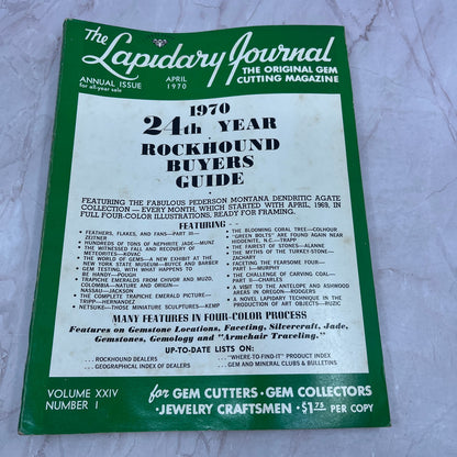 24th Year Rockhound Buyers Guide - Lapidary Journal Magazine - Apr 1970 M28